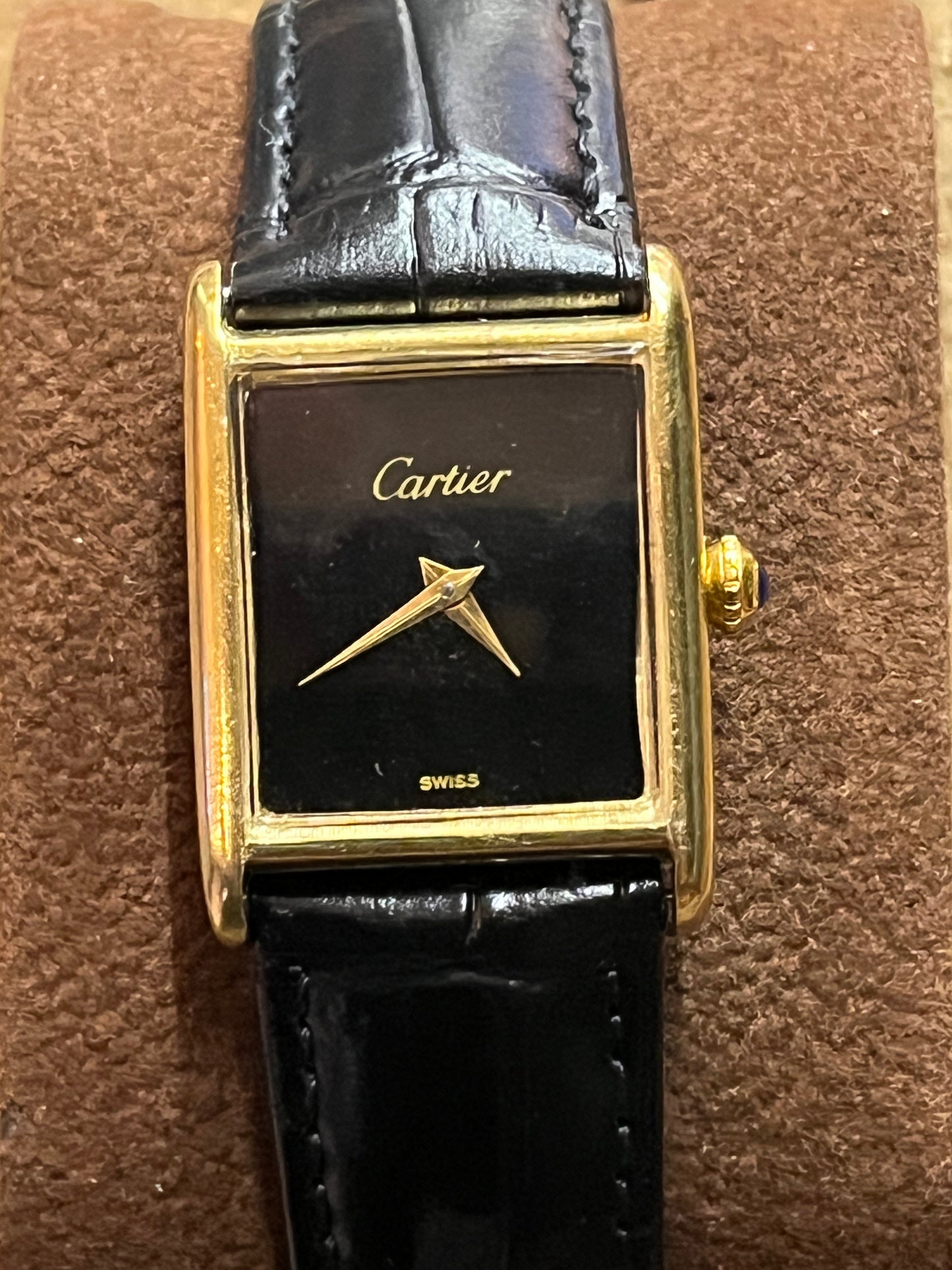 Cartier vintage 1975 Tank, pre Must Watch