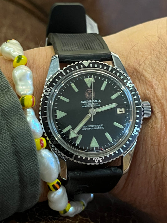 Vintage -Aquagamex- 70er Jahre Diver Watch