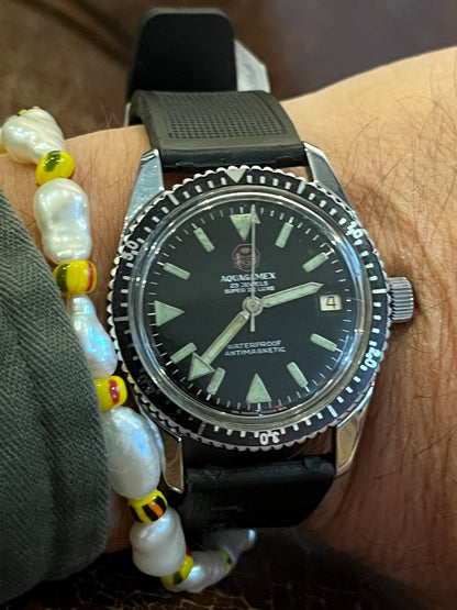 Vintage -Aquagamex- 70er Jahre Diver Watch