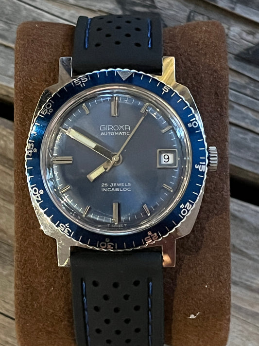 Vintage Giroxa 70's Diver Watch