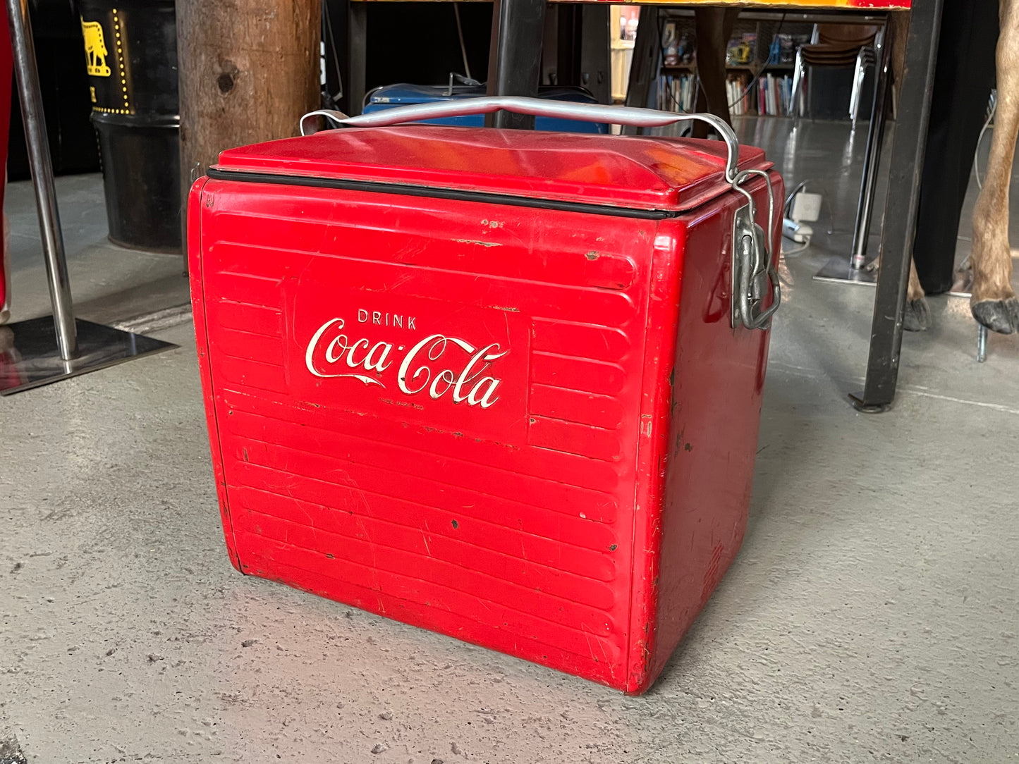 Vintage original Coca-Cola Cooler, 1950's